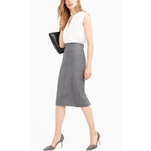 J. Crew Director Pencil Skirt in Super 120s Wool Size 8